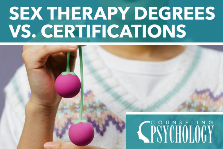Sex therapy degrees vs certifications