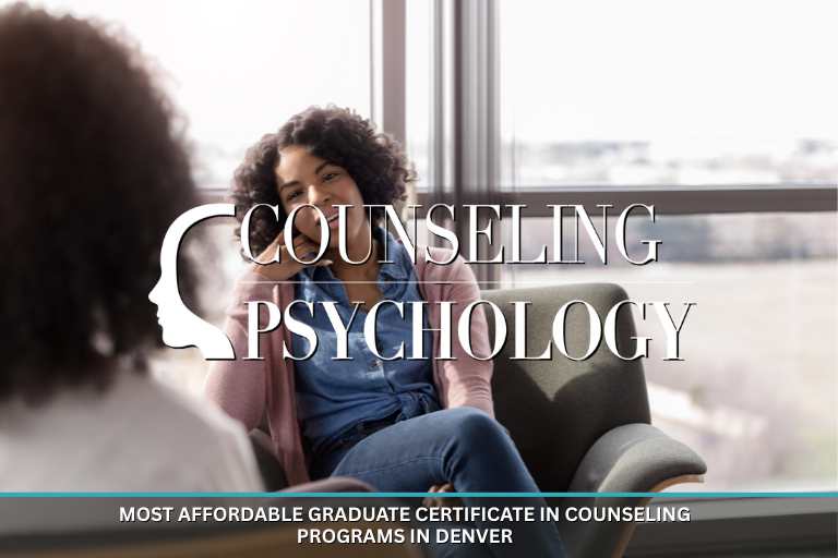 A counselor meets with a young adult woman in an office.