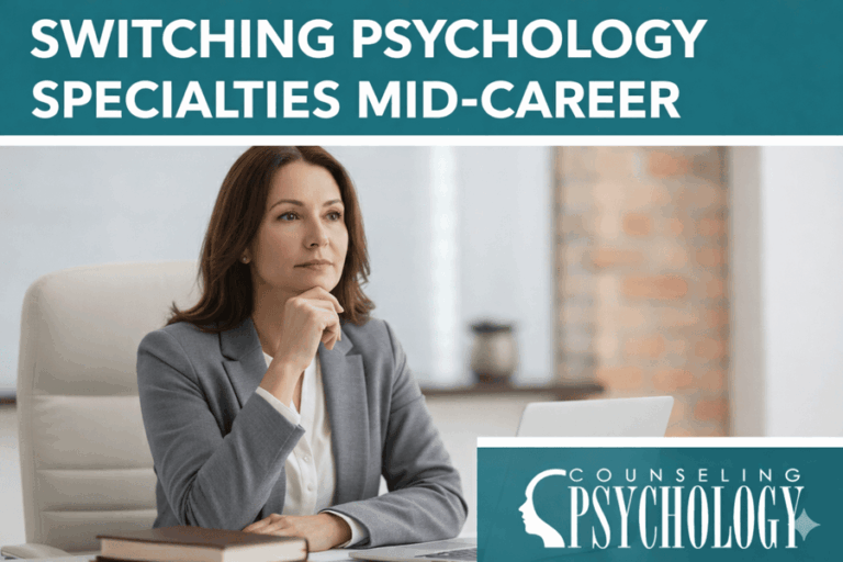 Switching Psychology Specialties Mid-Career
