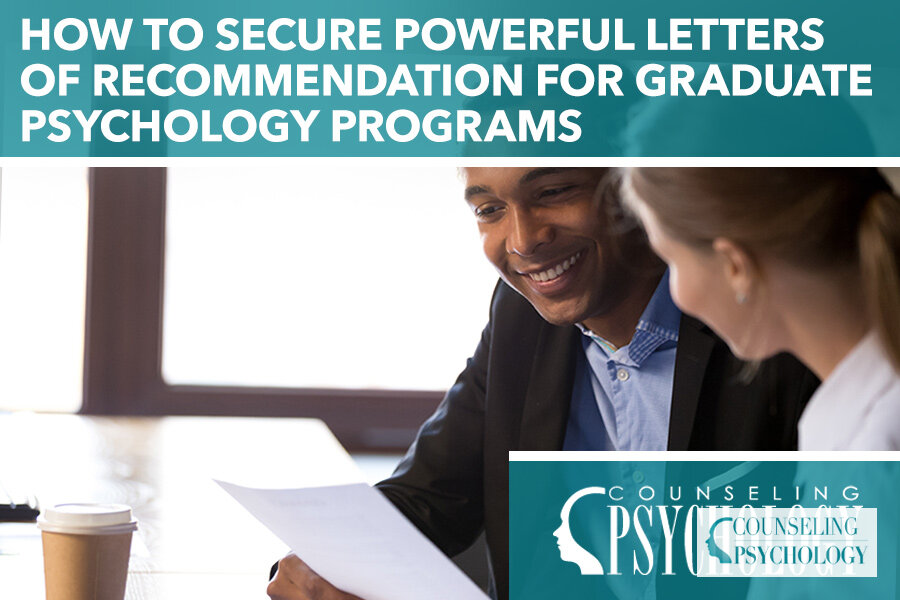 Letters of Recommendation for Psychology Grad School (2026)