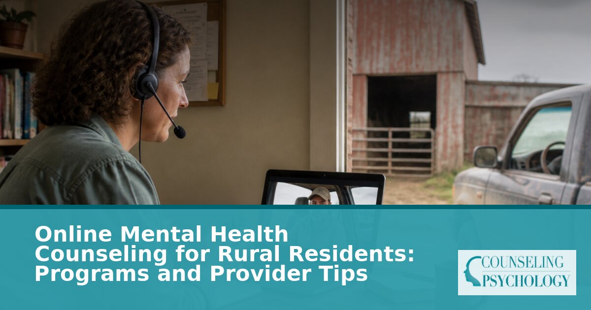 Online Mental Health Counseling for Rural Residents Guide