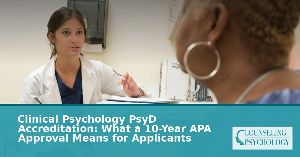 10-Year APA Accreditation for PsyD Programs: Applicant Guide