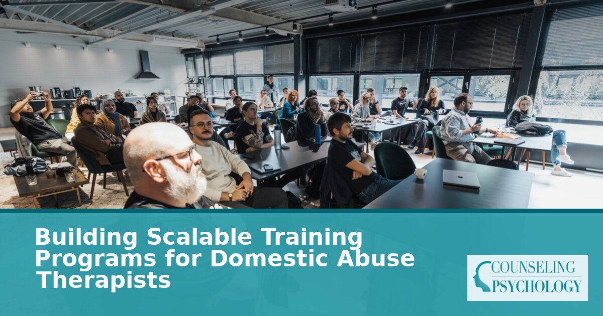 Domestic Violence Therapist Training: A Scalable Program Guide