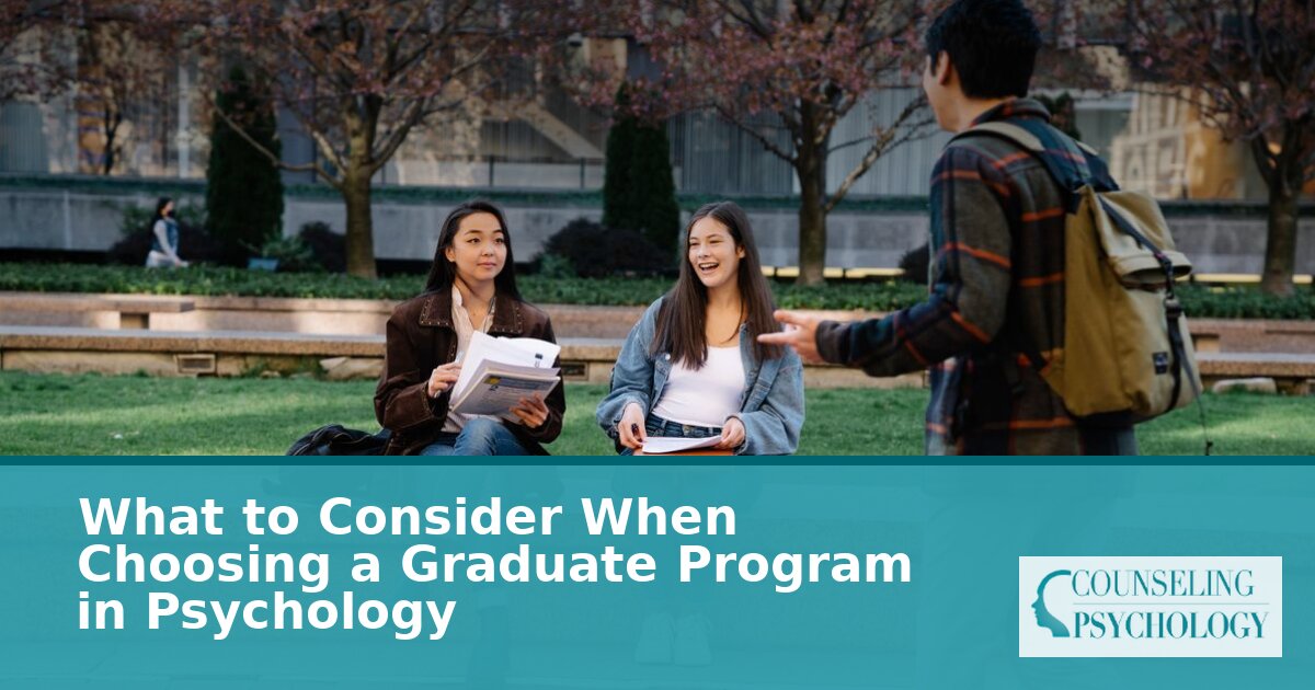 How to Choose a Graduate Program in Psychology (2026 Guide)