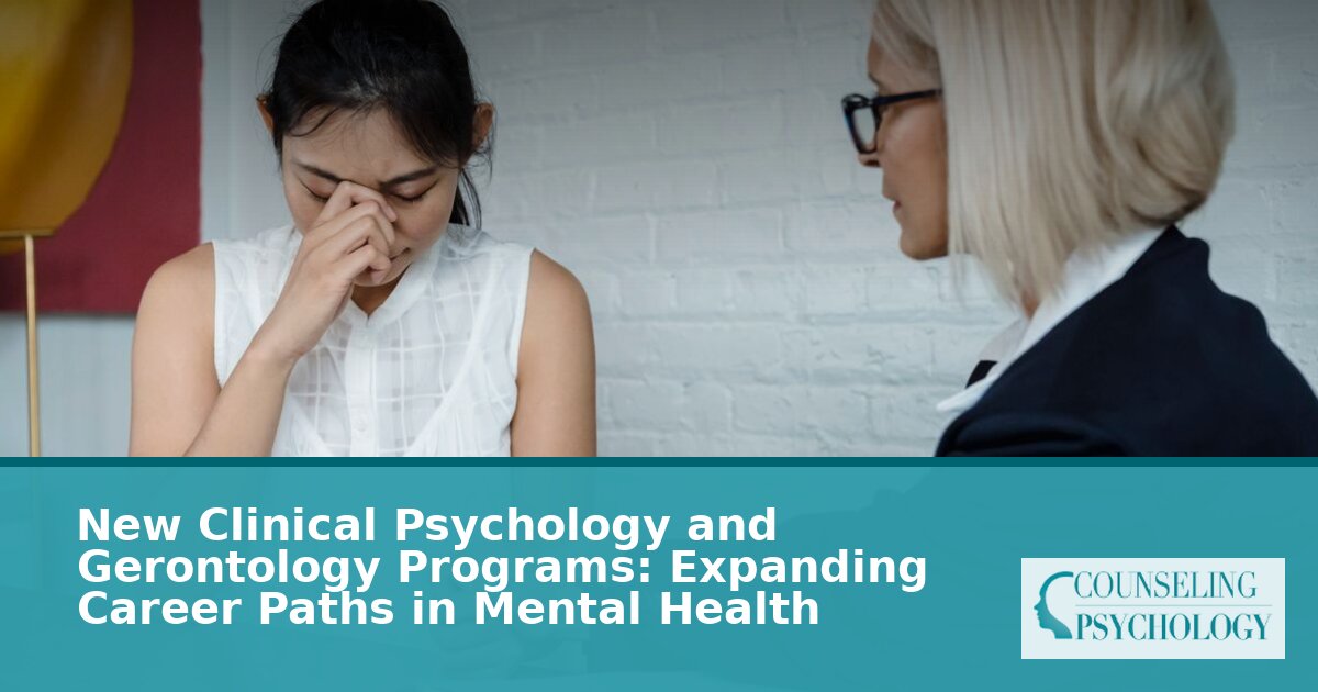 Clinical Psychology & Gerontology Programs Guide 2026