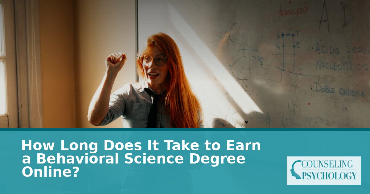 How Long Does an Online Behavioral Science Degree Take?