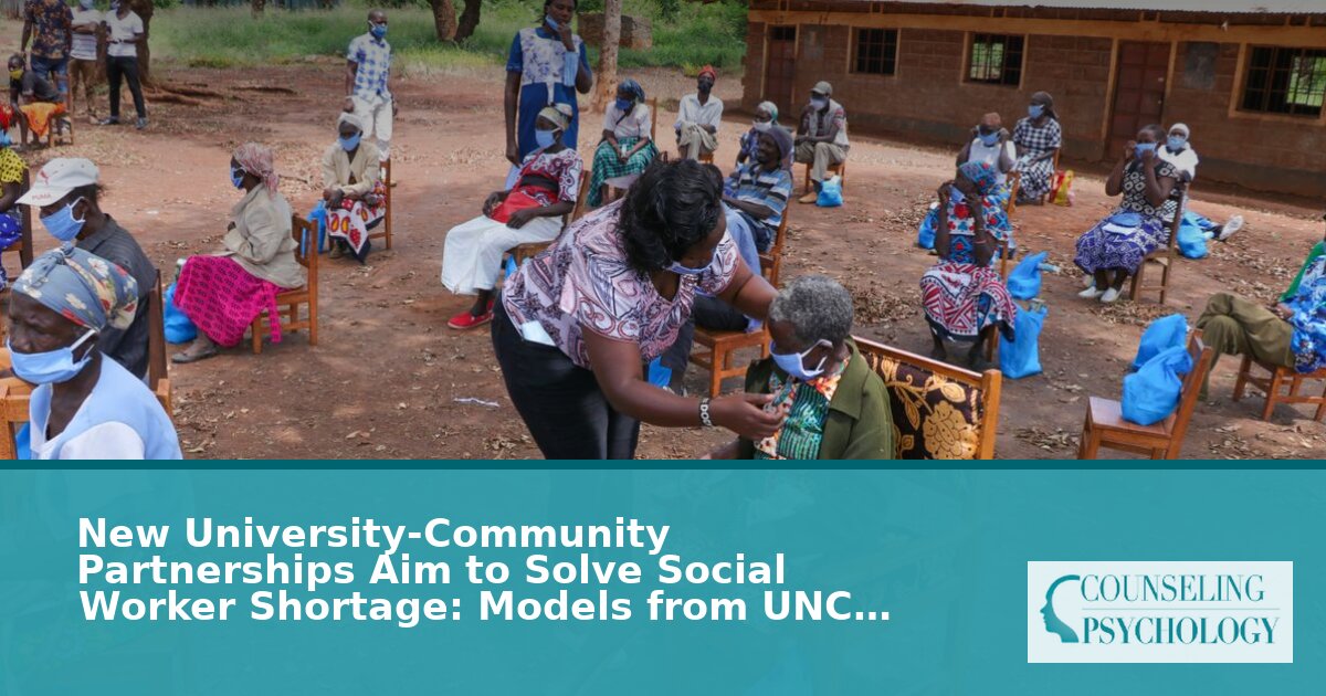 How University Partnerships Are Solving NC’s Social Worker Shortage