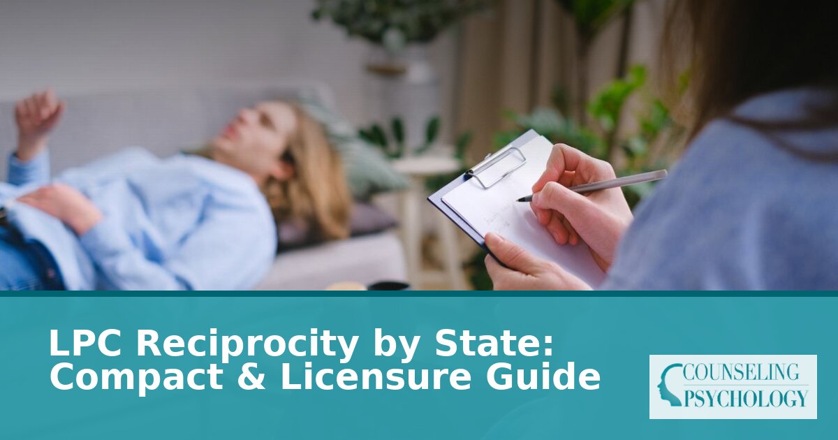 LPC Reciprocity by State: 2026 Compact & Licensure Guide