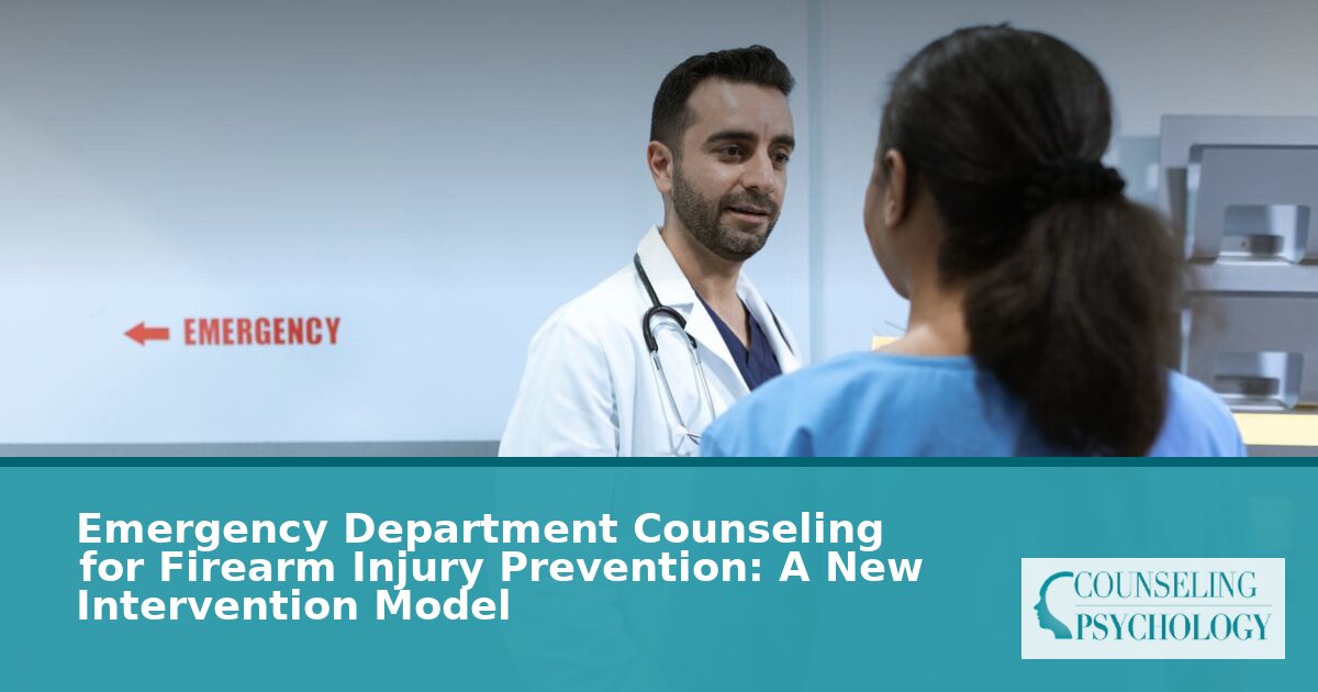 ED Counseling for Firearm Injury Prevention: New Model