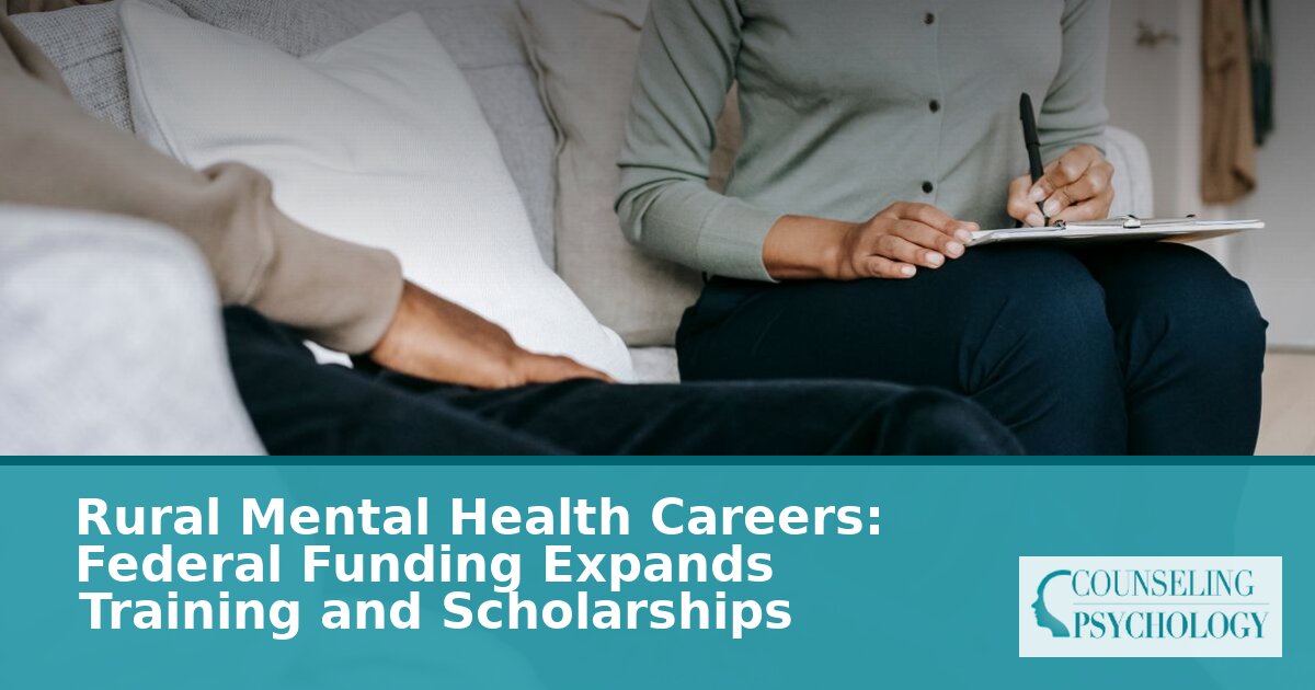 Rural Mental Health Careers: 2026 Funding & Scholarships