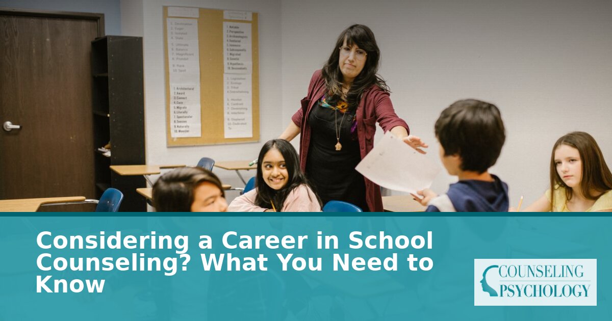 Career in School Counseling: Your Complete Guide (2026)