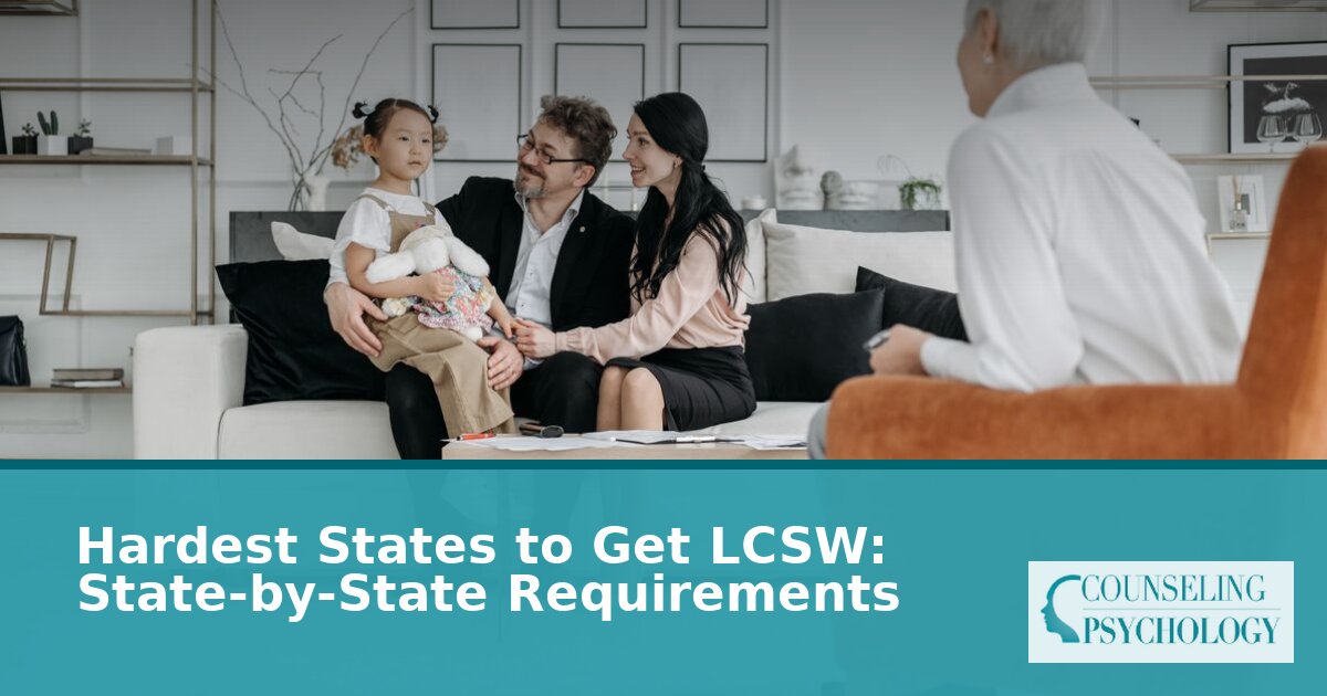 Hardest States to Get LCSW: 2026 Difficulty Ranking