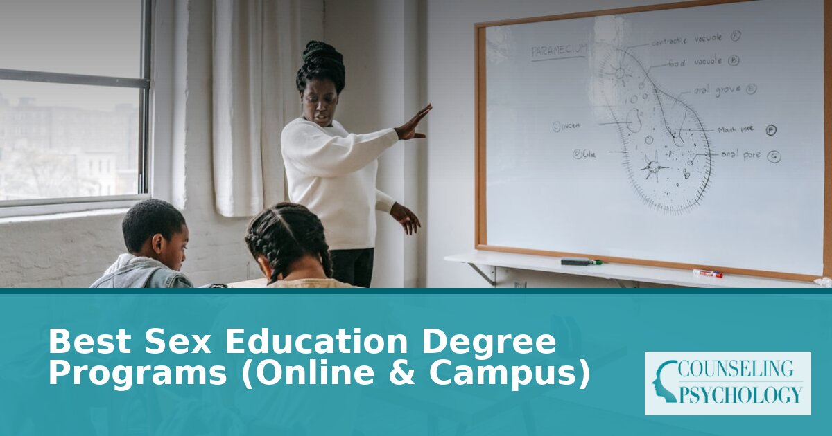 Sex Education Degree Programs: Online & Campus Options