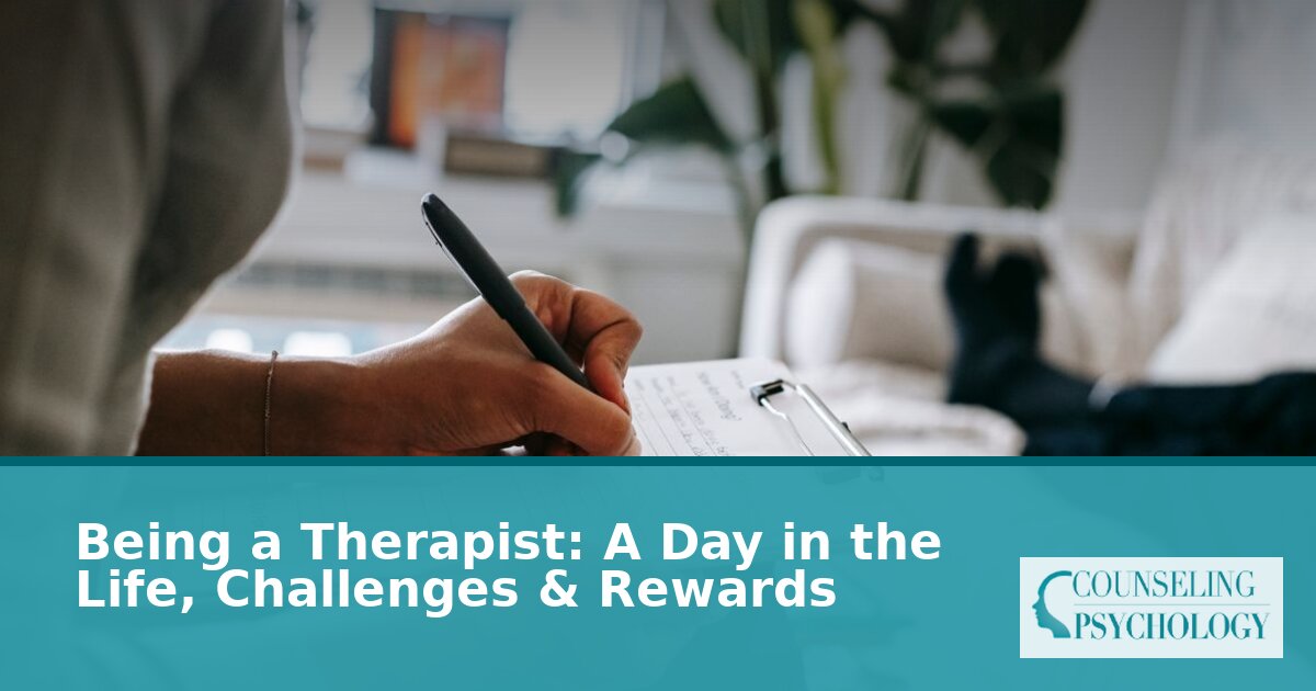Day in the Life of a Therapist: Routine, Challenges & Rewards