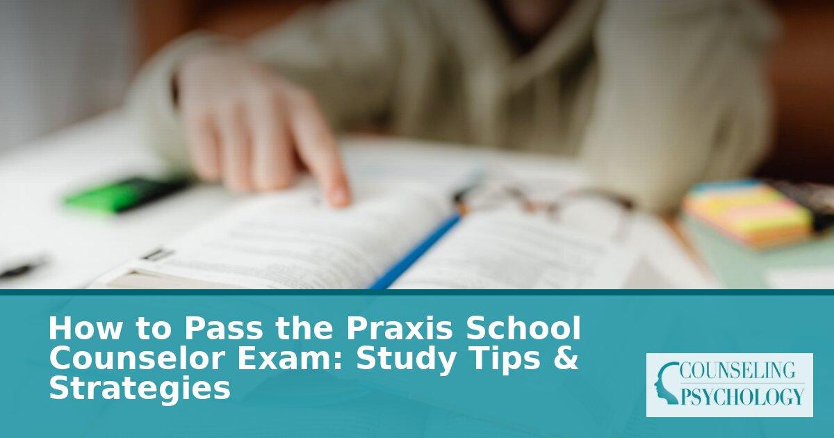 How to Pass the Praxis School Counselor Exam (5422)