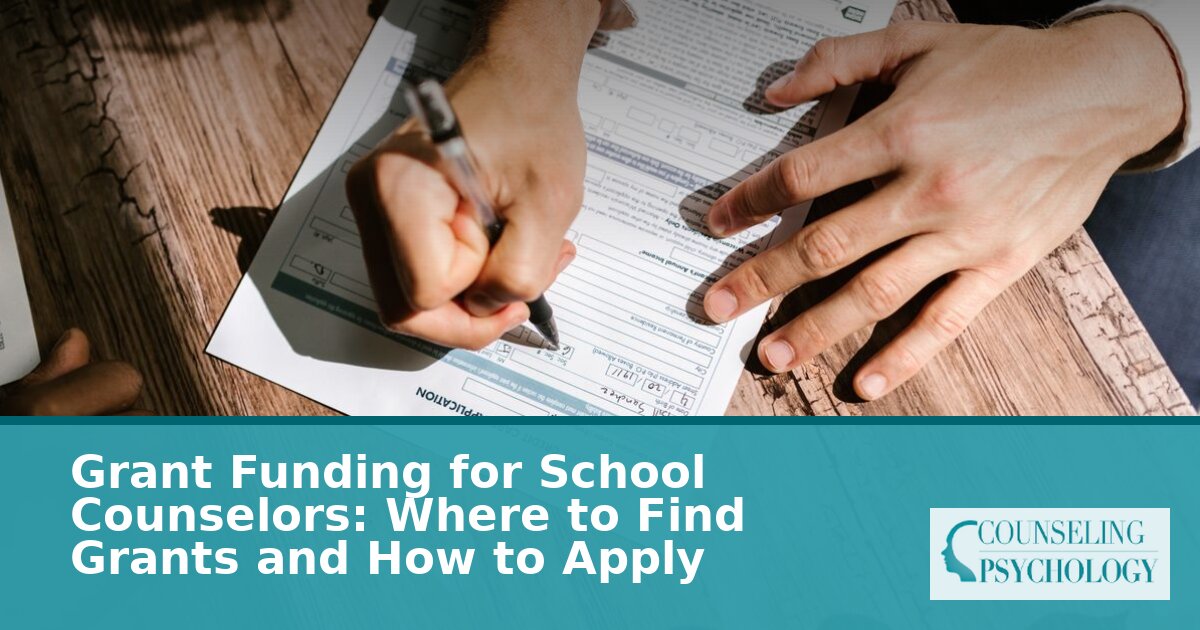 School Counselor Grants: How to Find & Apply for Funding