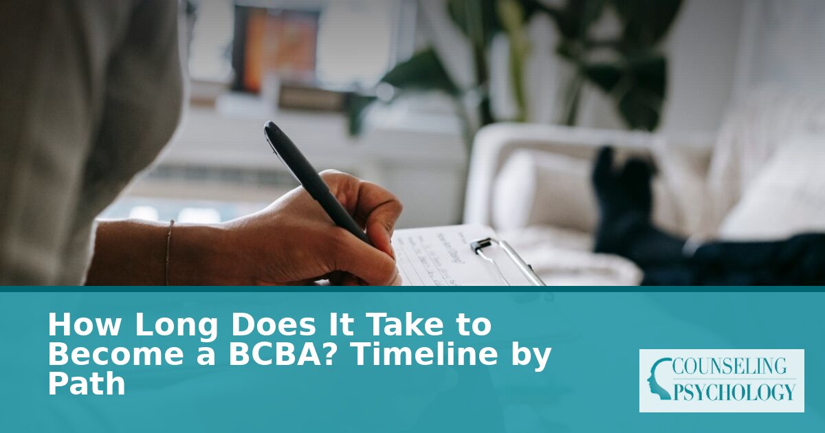 How Long to Become a BCBA? Timeline by Path & Pace